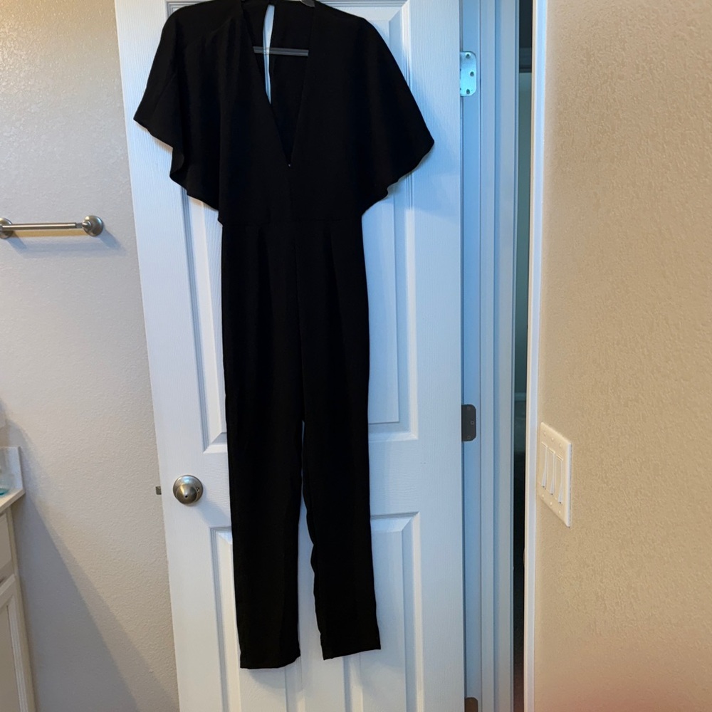 Solemio Black Jumpsuit